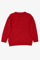 Kids Reindeer In Winter Gear Ugly Christmas Pullover (2020s)