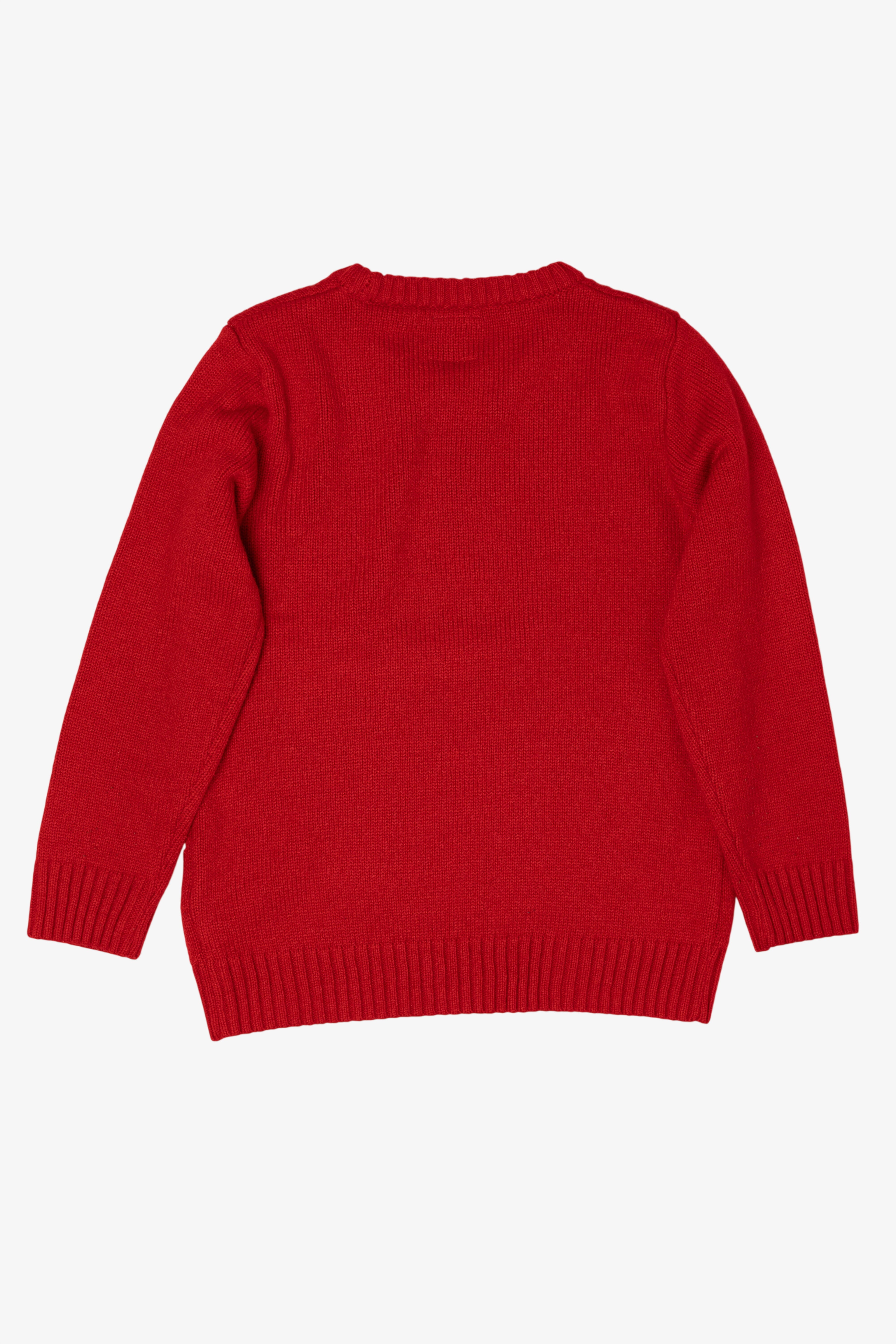 Kids Reindeer In Winter Gear Ugly Christmas Pullover (2020s)