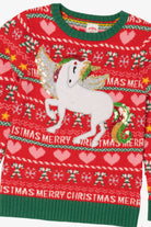 Kids Unicorn Ugly Christmas Pullover (2010s)