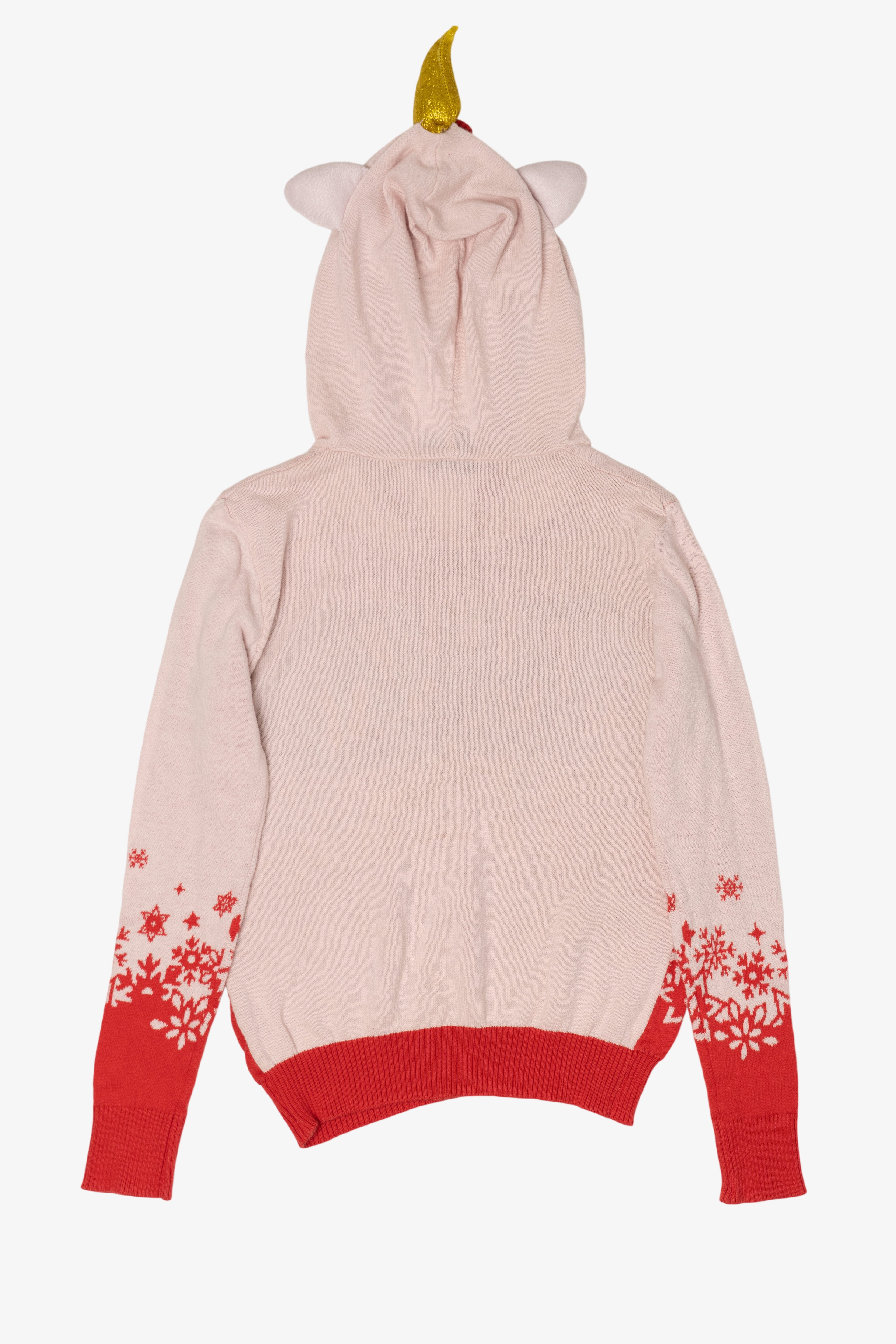 Kids Unicorn Hooded Ugly Christmas Pullover (2010s)
