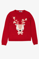 Kids Red Pepperts! Reindeer Ugly Christmas Pullover (2010s)