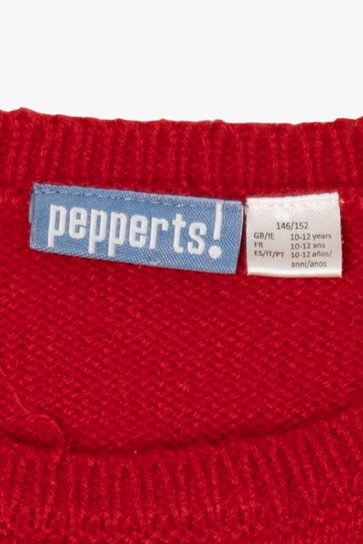 Kids Red Pepperts! Reindeer Ugly Christmas Pullover (2010s)