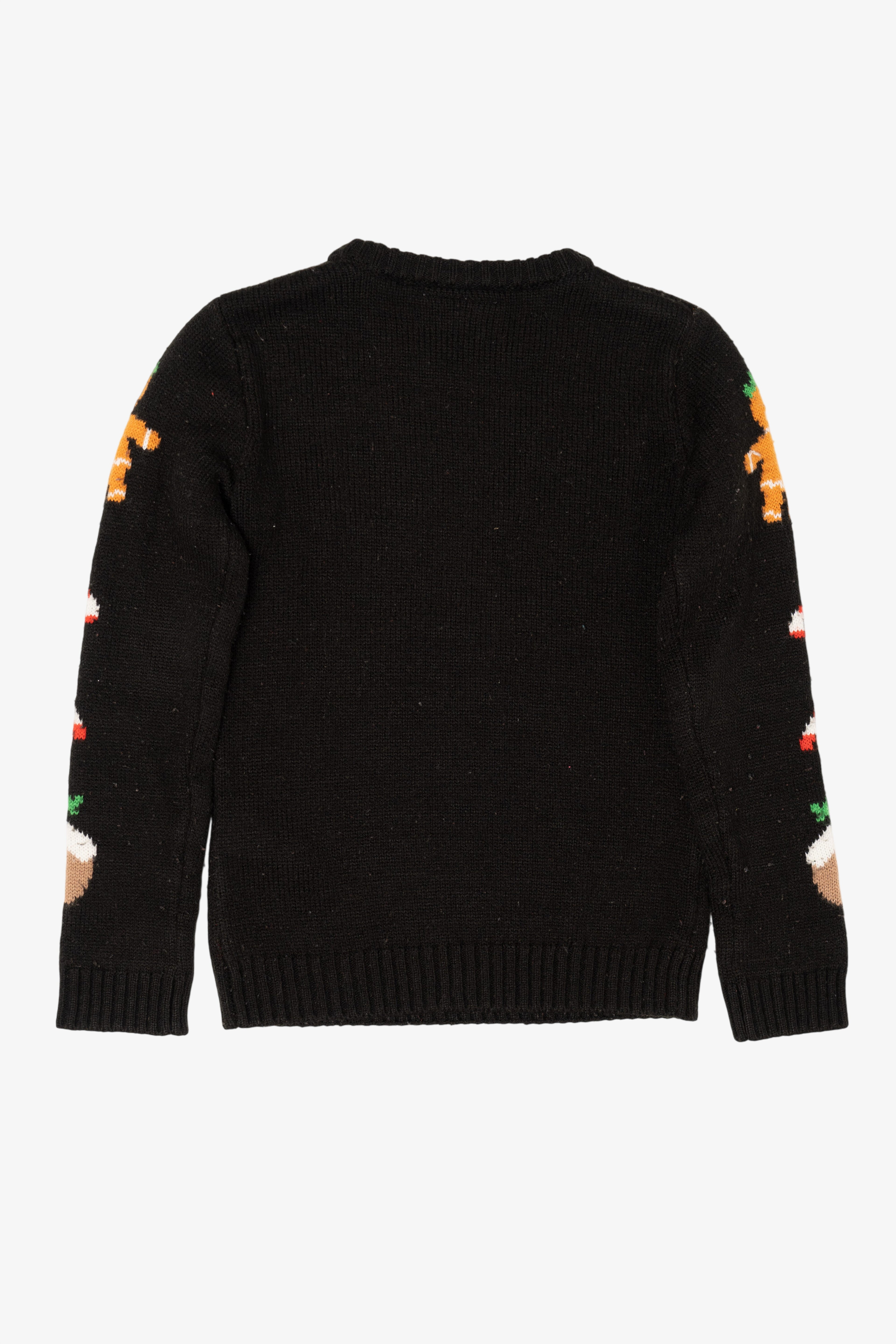 Kids Candy Canes And Gingerbread Ugly Christmas Pullover (2010s)