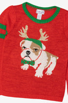 Kids Kobe Girl Bulldog Ugly Christmas Pullover (2010s)