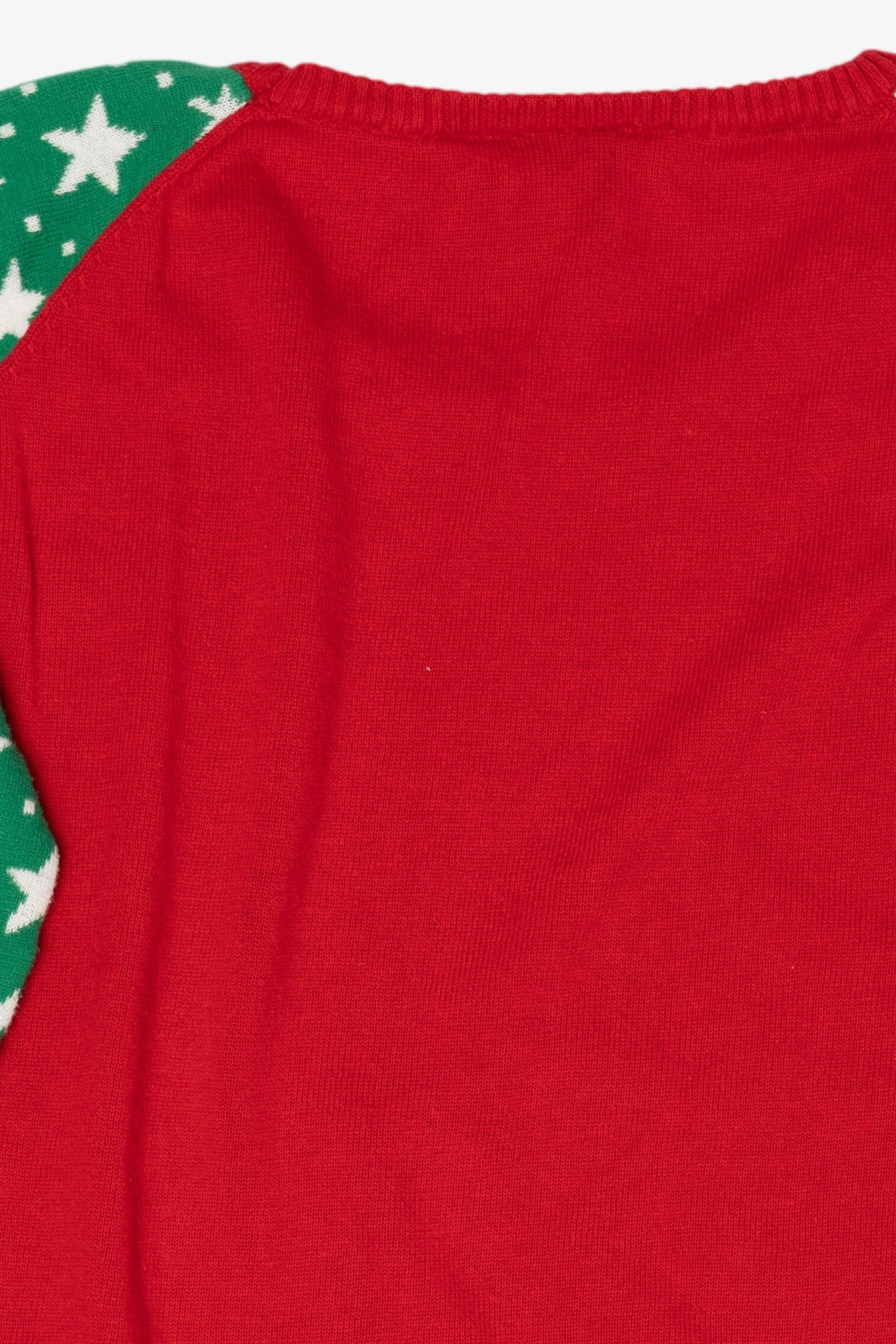 Kids Red Holiday Sweater "Magical" Unicorn Ugly Christmas Pullover (2010s)