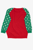 Kids Red Holiday Sweater "Magical" Unicorn Ugly Christmas Pullover (2010s)