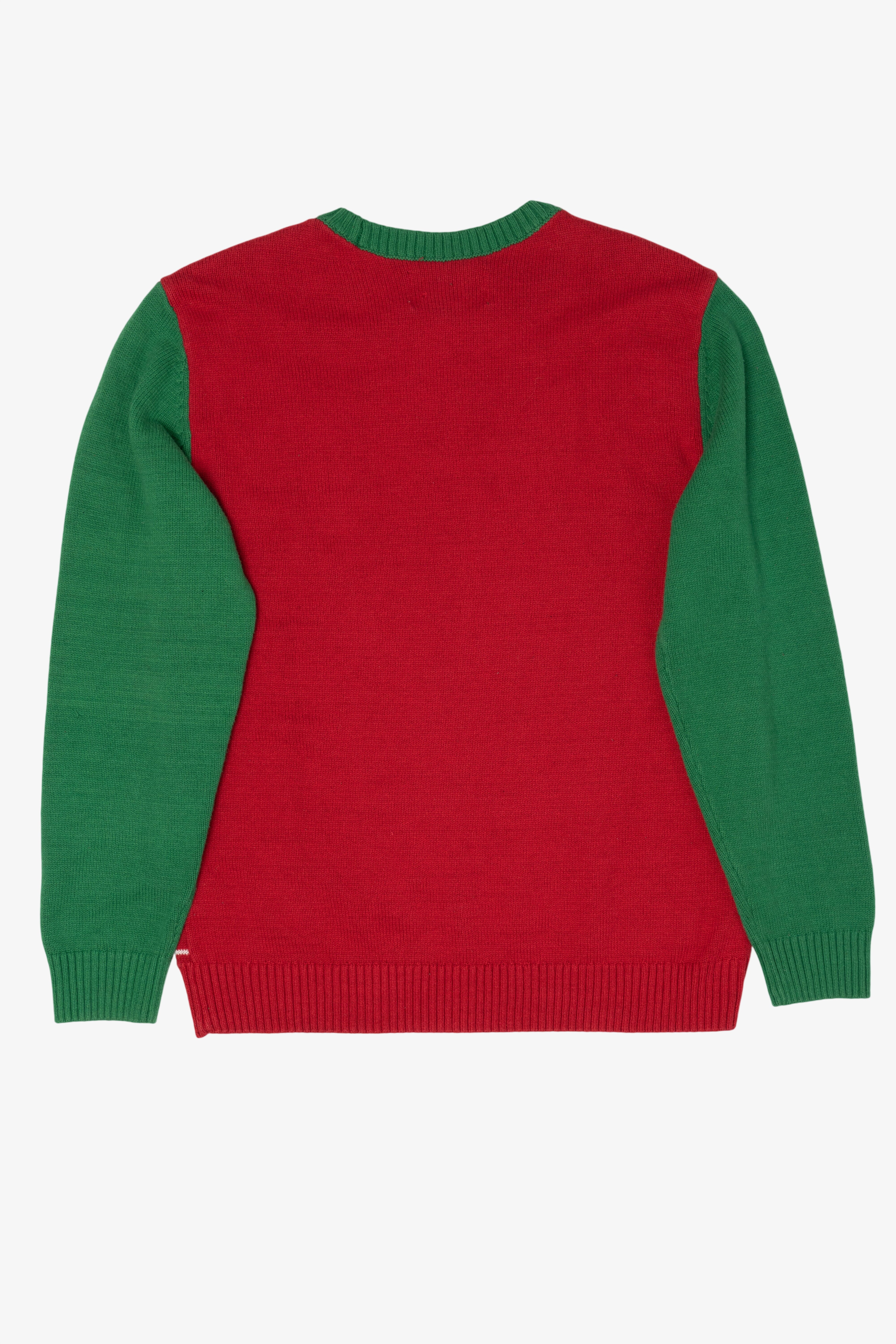 Stocking On Fireplace Ugly Christmas Pullover (2010s)