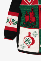 Vintage Black Holiday Time Ugly Christmas Pullover (1980s)