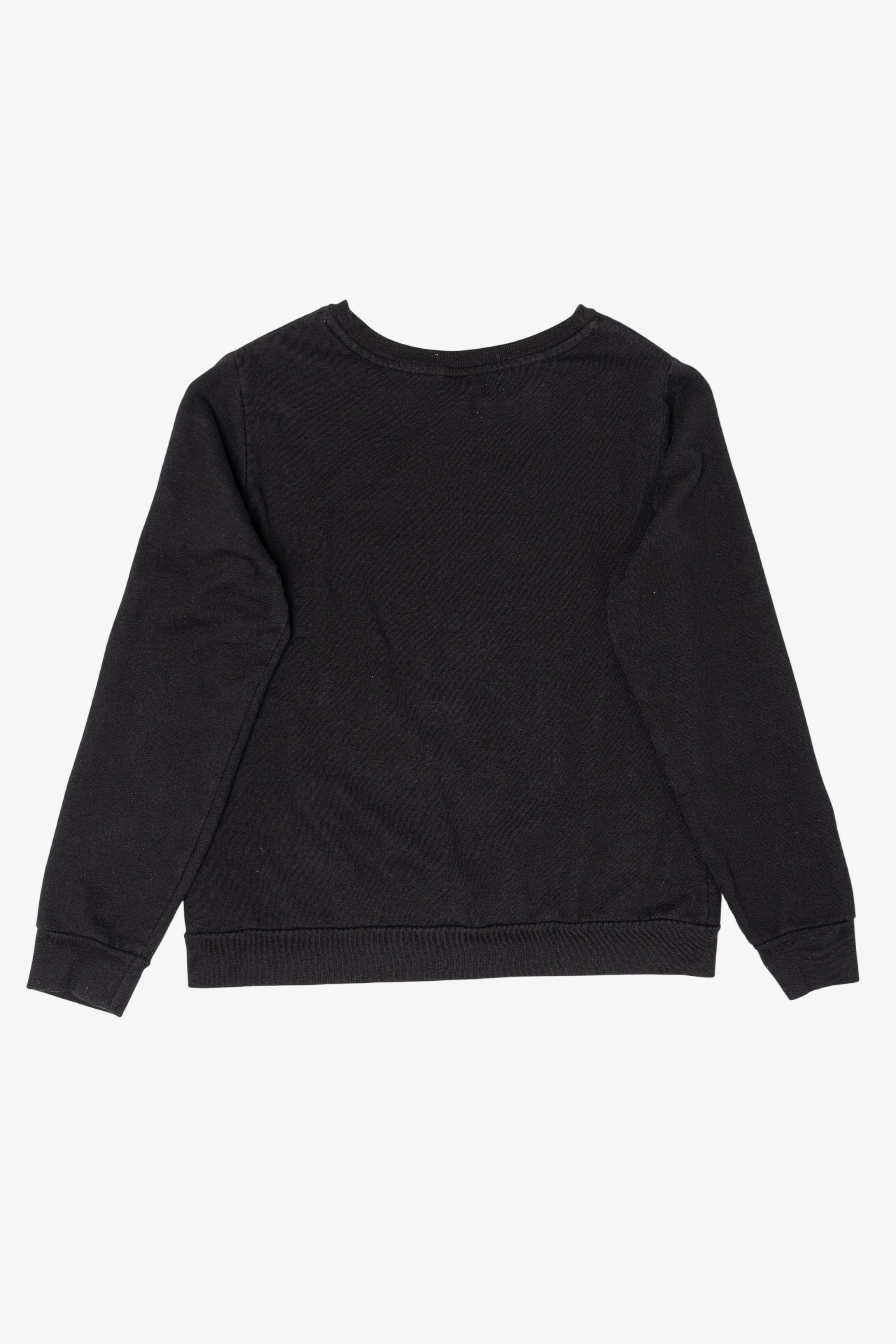 Black Holiday Time Santa "Believe" Ugly Christmas Sweatshirt (2010s)