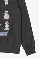 Charcoal Next Snowmen "Just Chillin" Ugly Christmas Sweatshirt (2020s)