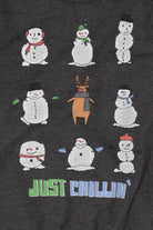 Charcoal Next Snowmen "Just Chillin" Ugly Christmas Sweatshirt (2020s)