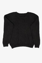 Vintage Black Trimmings Stars Ugly Christmas Pullover (1990s)