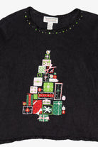 Vintage Black Tiara International Presents Ugly Christmas Pullover (2000s)