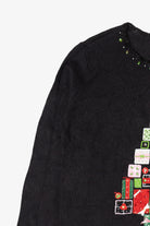 Vintage Black Tiara International Presents Ugly Christmas Pullover (2000s)
