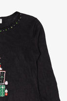 Vintage Black Tiara International Presents Ugly Christmas Pullover (2000s)