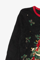 Vintage Black Tiara International Cardinals In Tree Ugly Christmas Pullover (2000s)