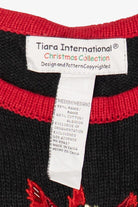 Vintage Black Tiara International Cardinals In Tree Ugly Christmas Pullover (2000s)