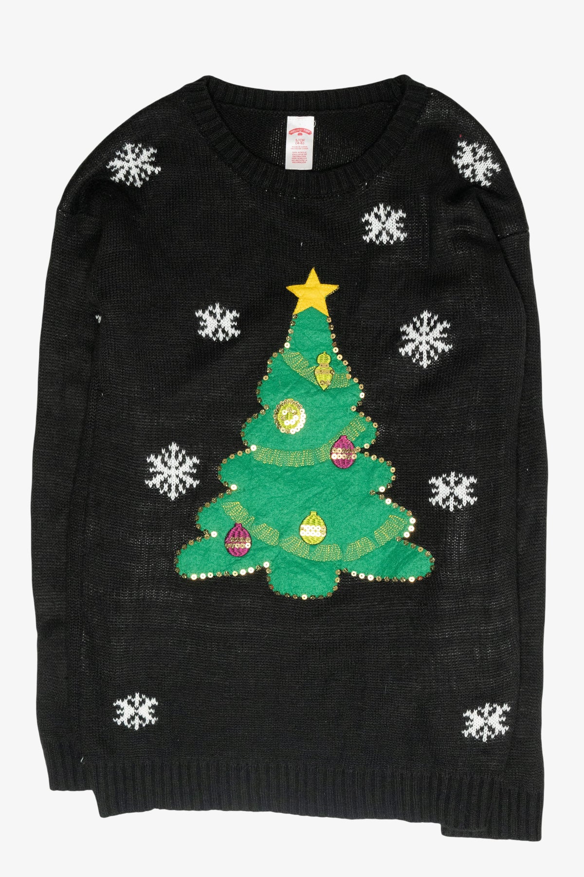 Festive Tree Ugly Christmas Pullover (2010s)