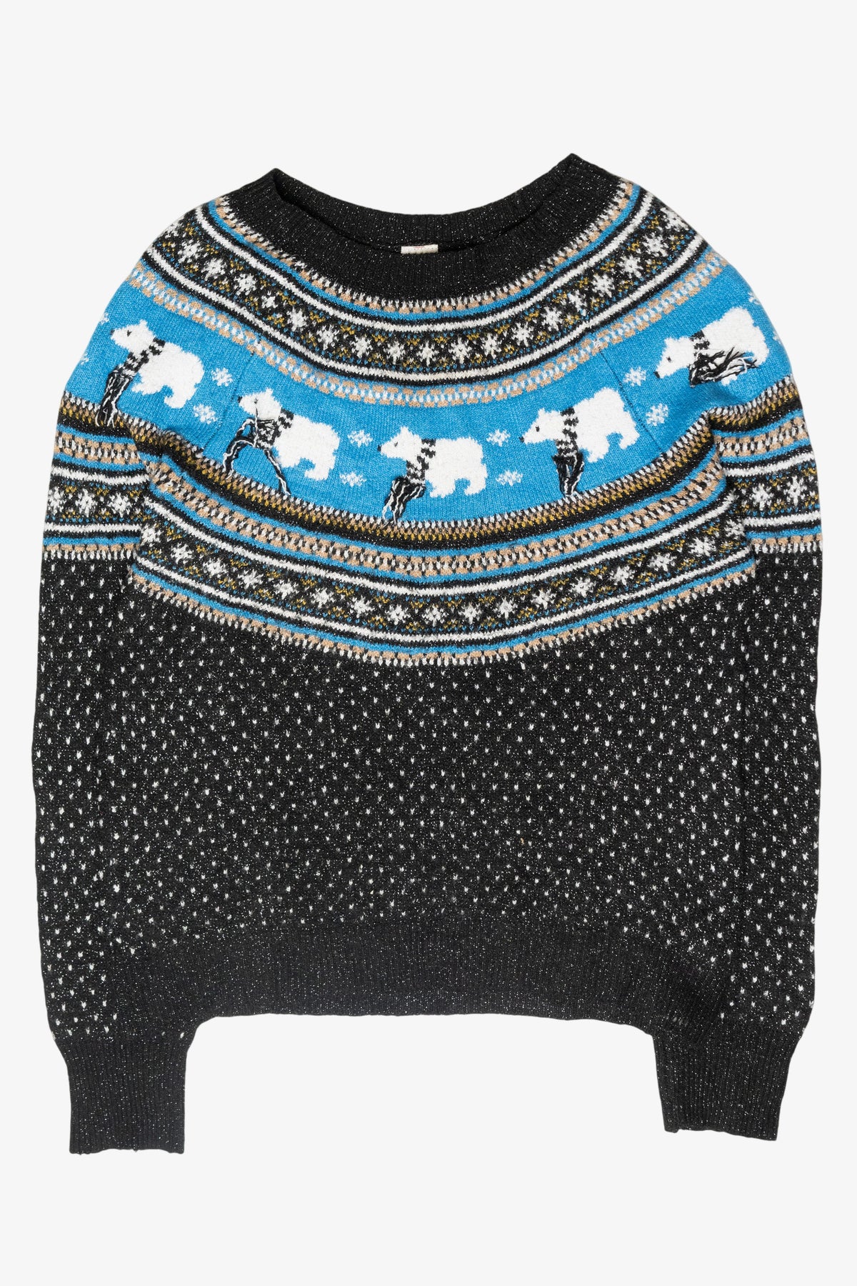 Polar Bears Scarves Ugly Christmas Sweater (2010s)
