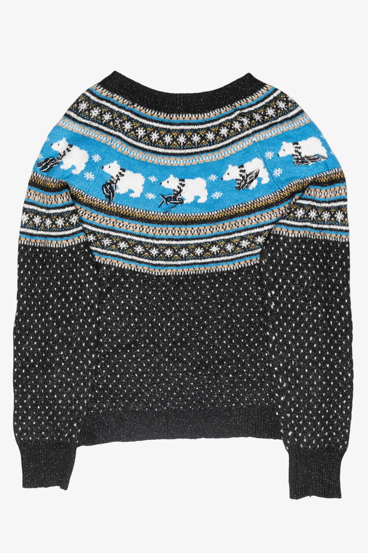 Polar Bears Scarves Ugly Christmas Sweater (2010s)