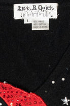 Santa Moon Vintage Ugly Christmas Pullover (1990s)