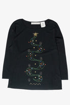 Spiral Tree Vintage Ugly Christmas Pullover (2000s)