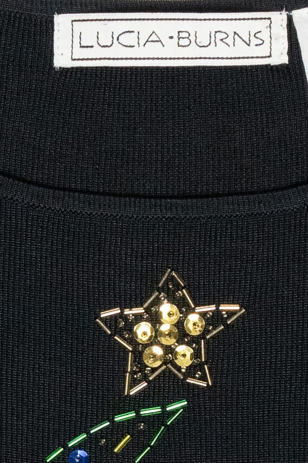 Spiral Tree Vintage Ugly Christmas Pullover (2000s)