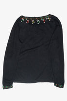 Sequin Dog Vintage Ugly Christmas Pullover (1990s)