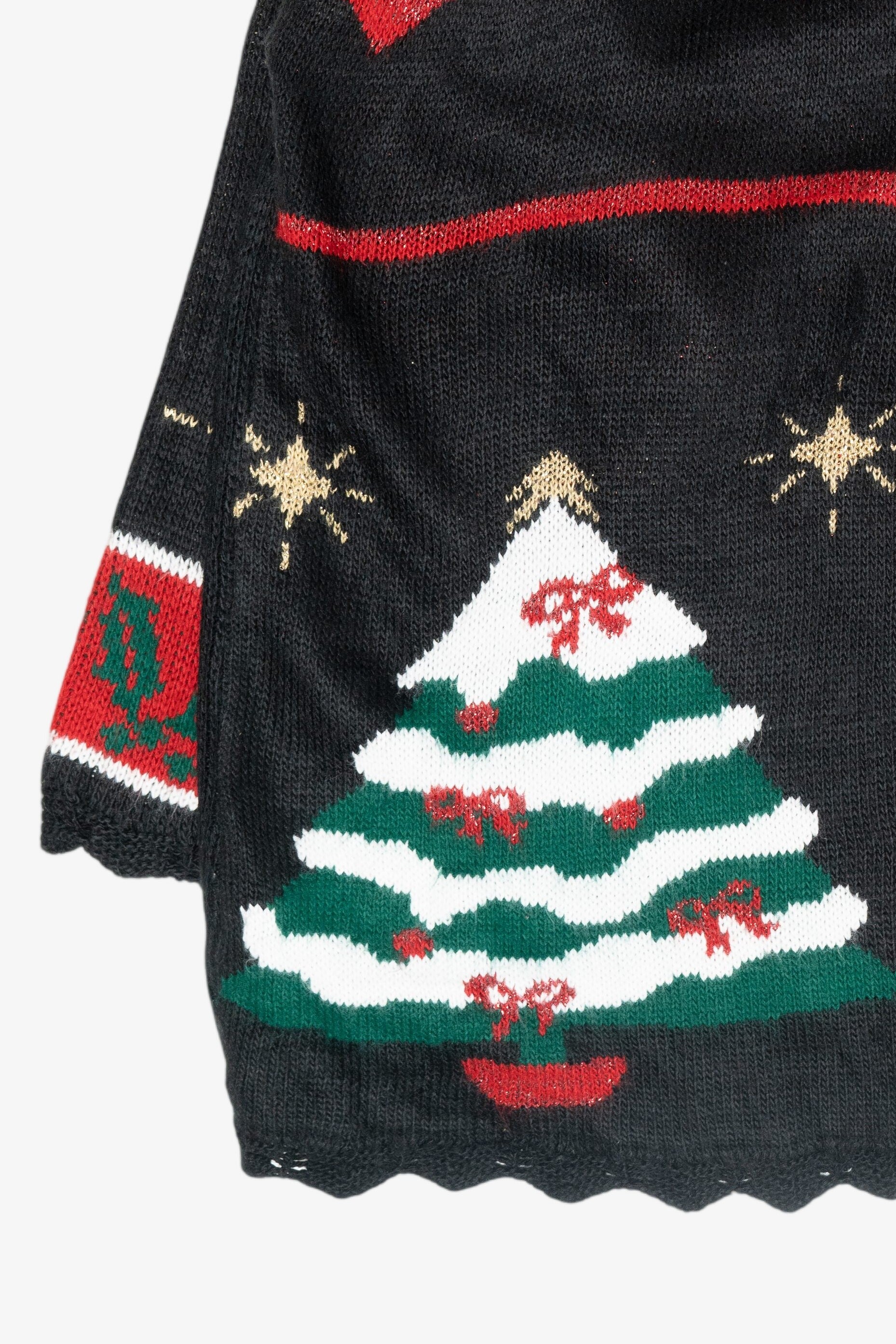 Icon Grid Vintage Ugly Christmas Pullover Sweater (1980s)
