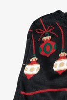 Icon Grid Vintage Ugly Christmas Pullover Sweater (1980s)