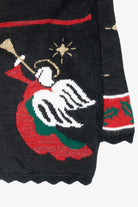 Icon Grid Vintage Ugly Christmas Pullover Sweater (1980s)
