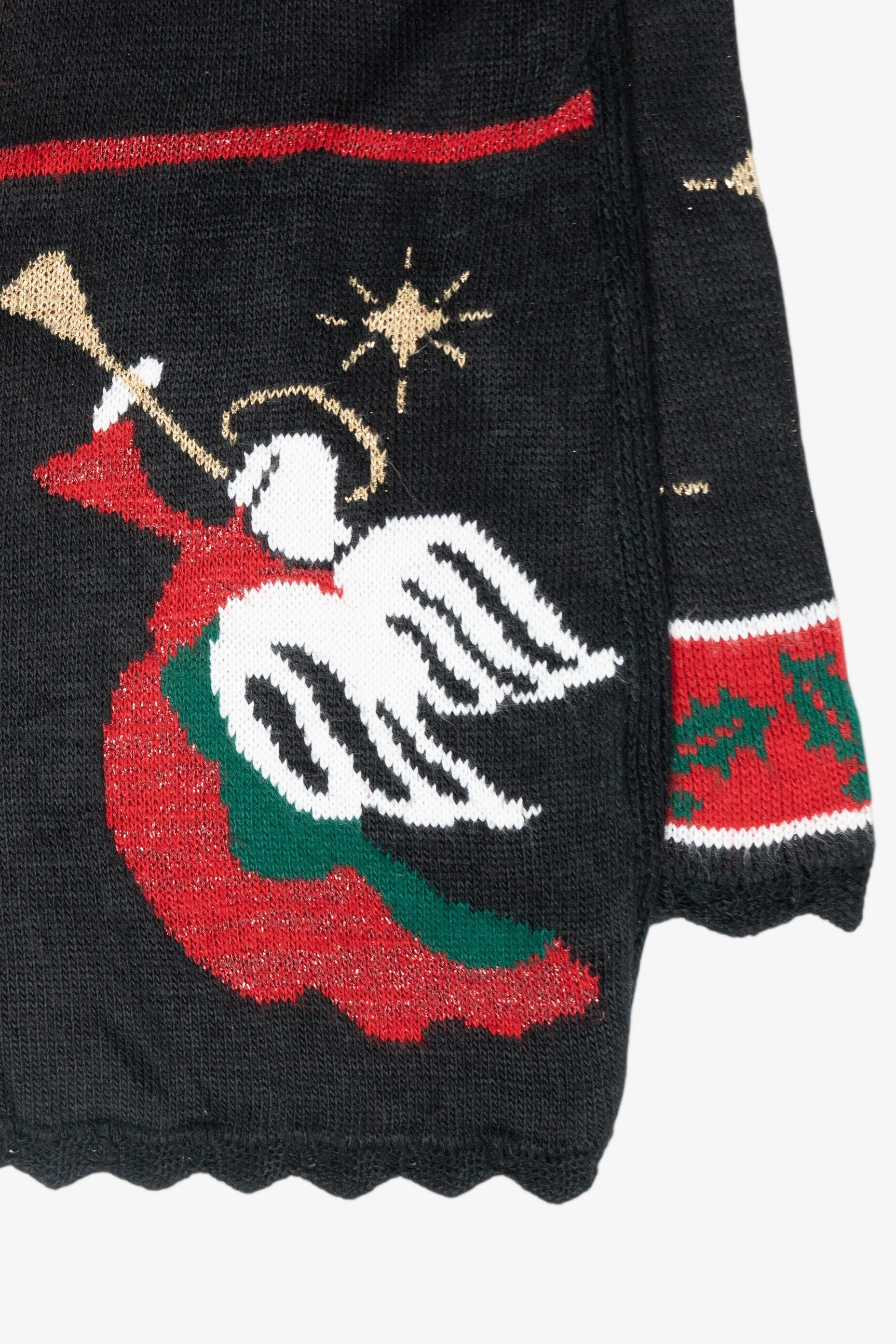 Icon Grid Vintage Ugly Christmas Pullover Sweater (1980s)