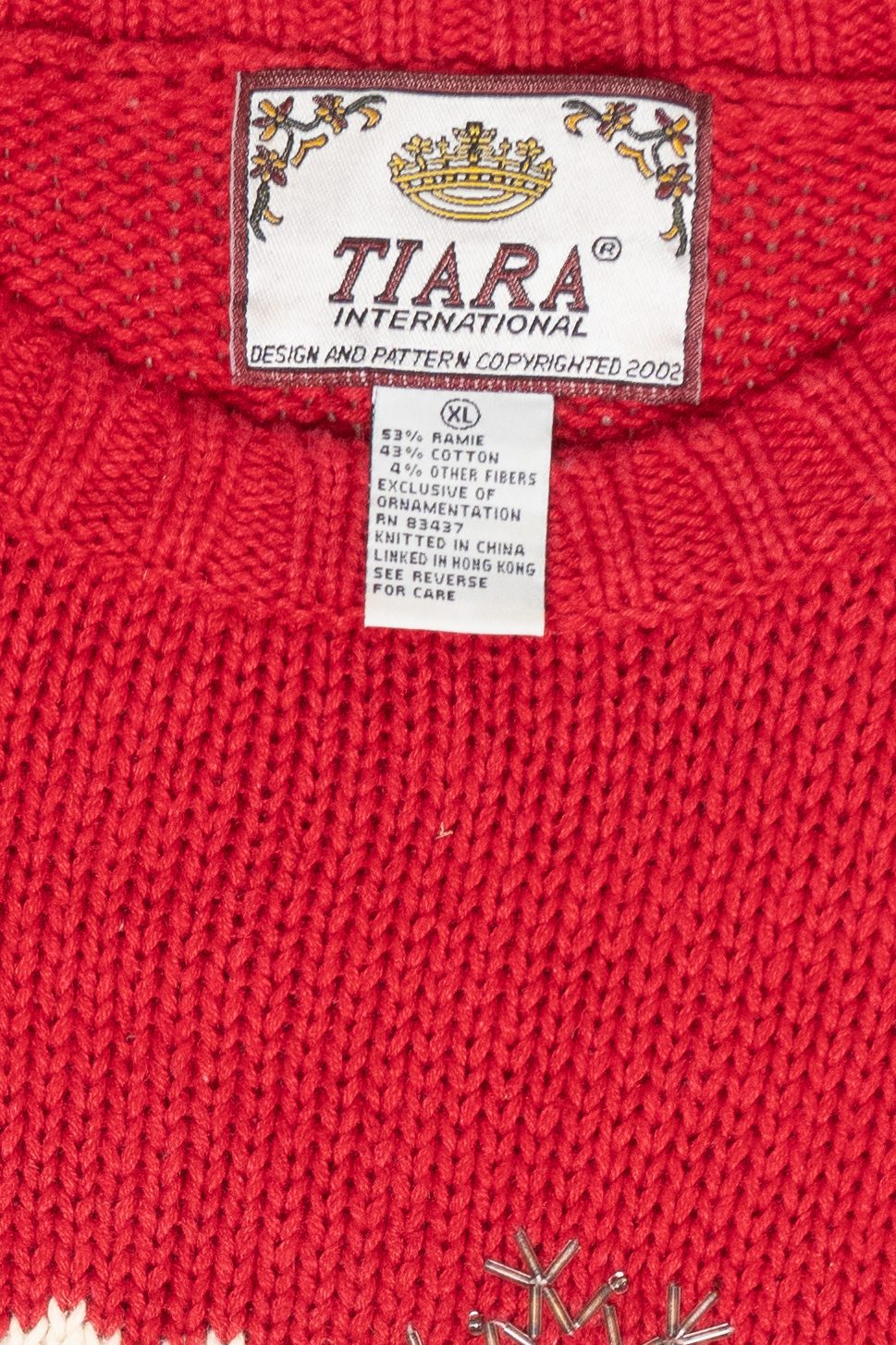 Santa Tree Haul Vintage Ugly Christmas Sweater (2000s)