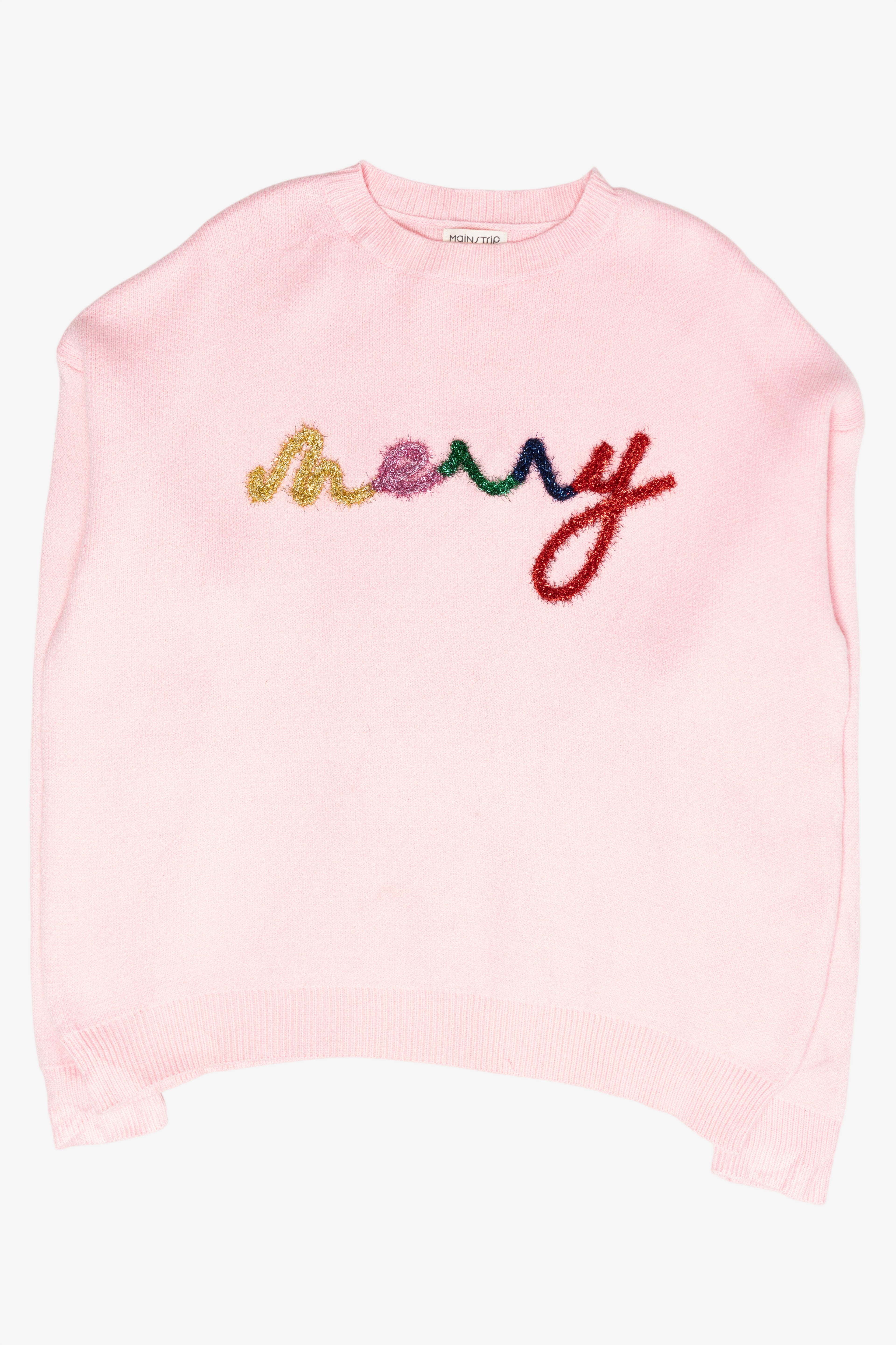 Merry Tinsel Ugly Christmas Pullover Sweater (2010s)