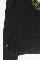Santa Wreath Vintage Ugly Christmas Pullover (1990s)