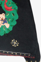 Teddy Bear Wreath Vintage Ugly Christmas Sweater (1990s)