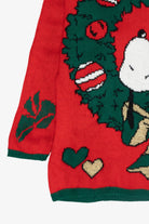 Snoopy Wreath Vintage Ugly Christmas Sweater (1980s)
