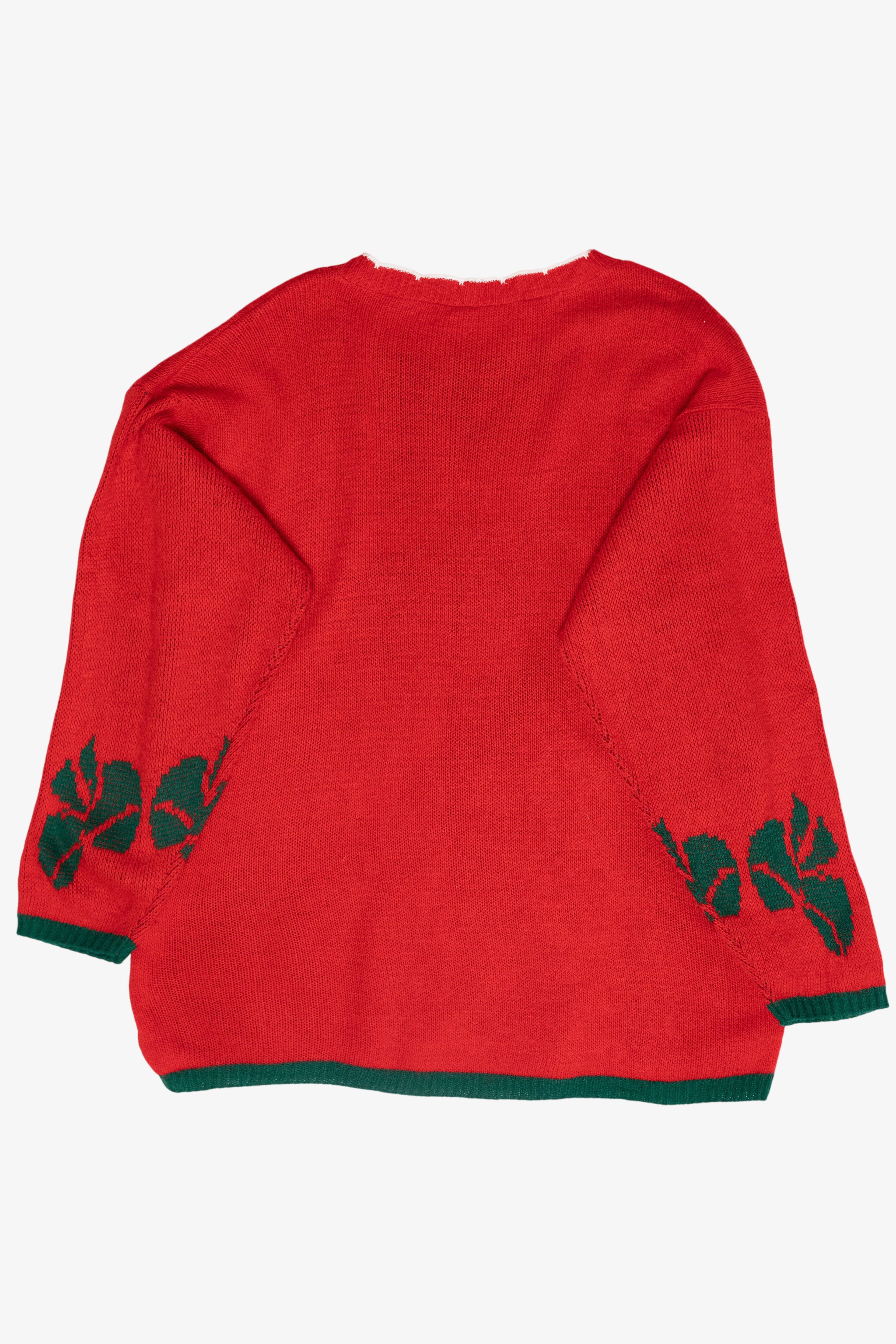 Snoopy Wreath Vintage Ugly Christmas Sweater (1980s)