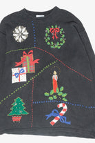 Icon Grid Vintage Ugly Christmas Sweater (1990s)