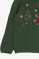 Vintage Christopher & Banks Santa Ugly Christmas Sweater (2000s)