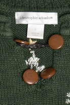 Vintage Christopher & Banks Santa Ugly Christmas Sweater (2000s)