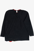 Vintage Hand Embroidered Crochet Details Ugly Christmas Sweater (1990s)