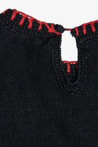 Vintage Hand Embroidered Crochet Details Ugly Christmas Sweater (1990s)