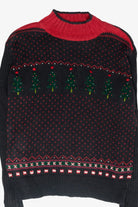 Trees Fair Isle Vintage Ugly Christmas Sweater (1990s)