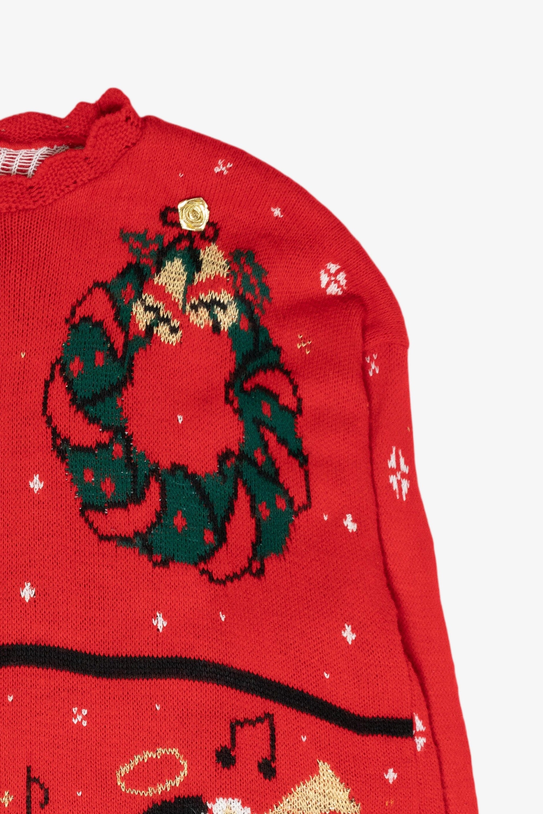 Icon Grid Vintage Ugly Christmas Sweater (1980s)
