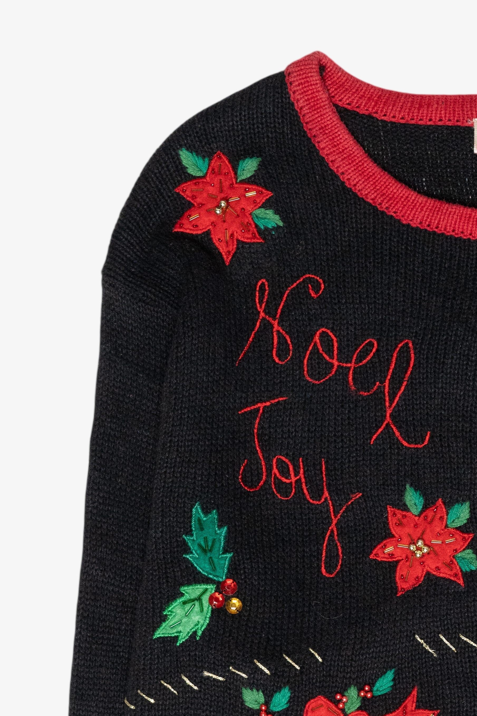 "Peace on Earth" Icons Vintage Ugly Christmas Sweater (1990s)