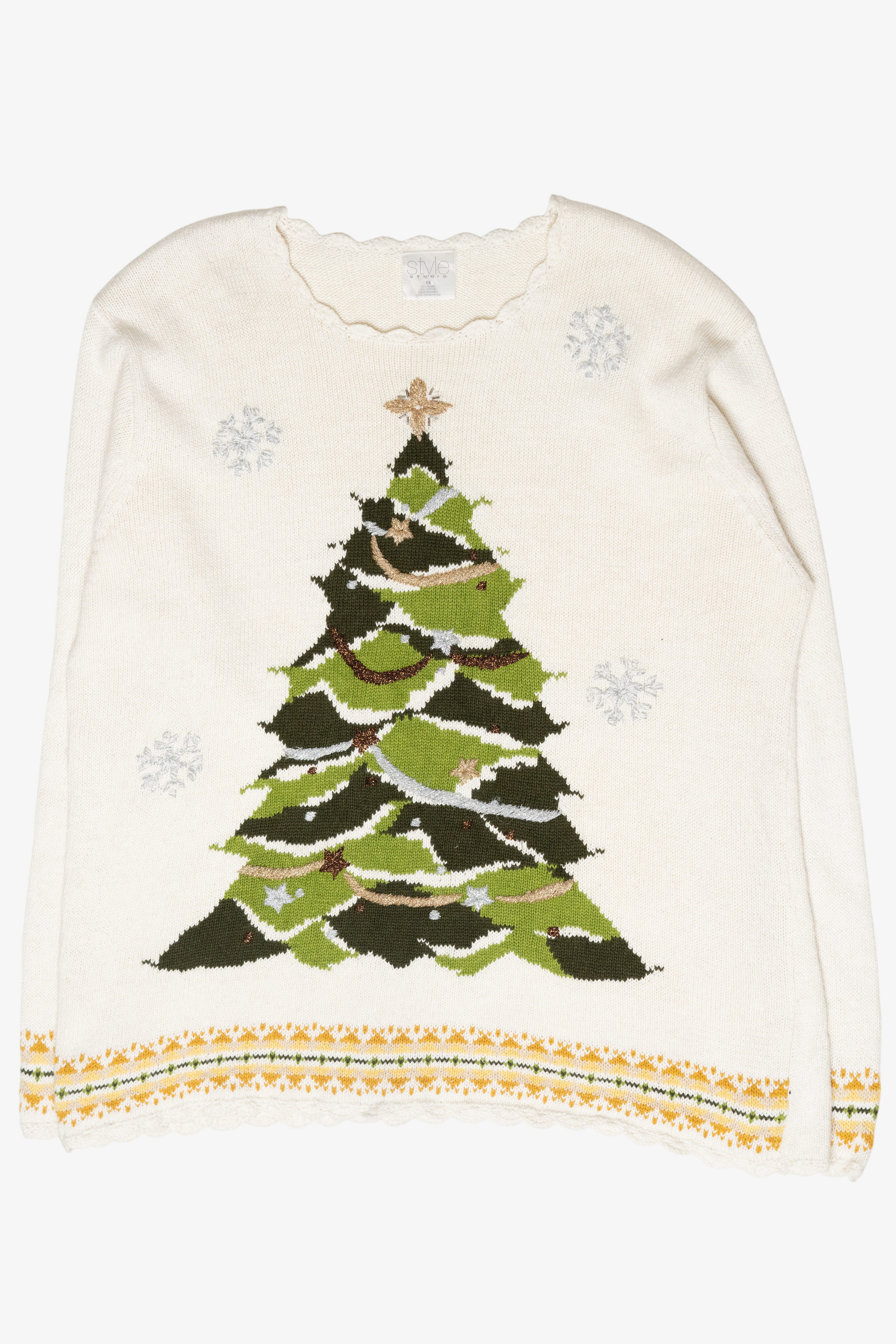 Big Tree Vintage Ugly Christmas Sweater (2000s)