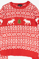 Reindeer Fair Isle Ugly Christmas Sweater (2010s)