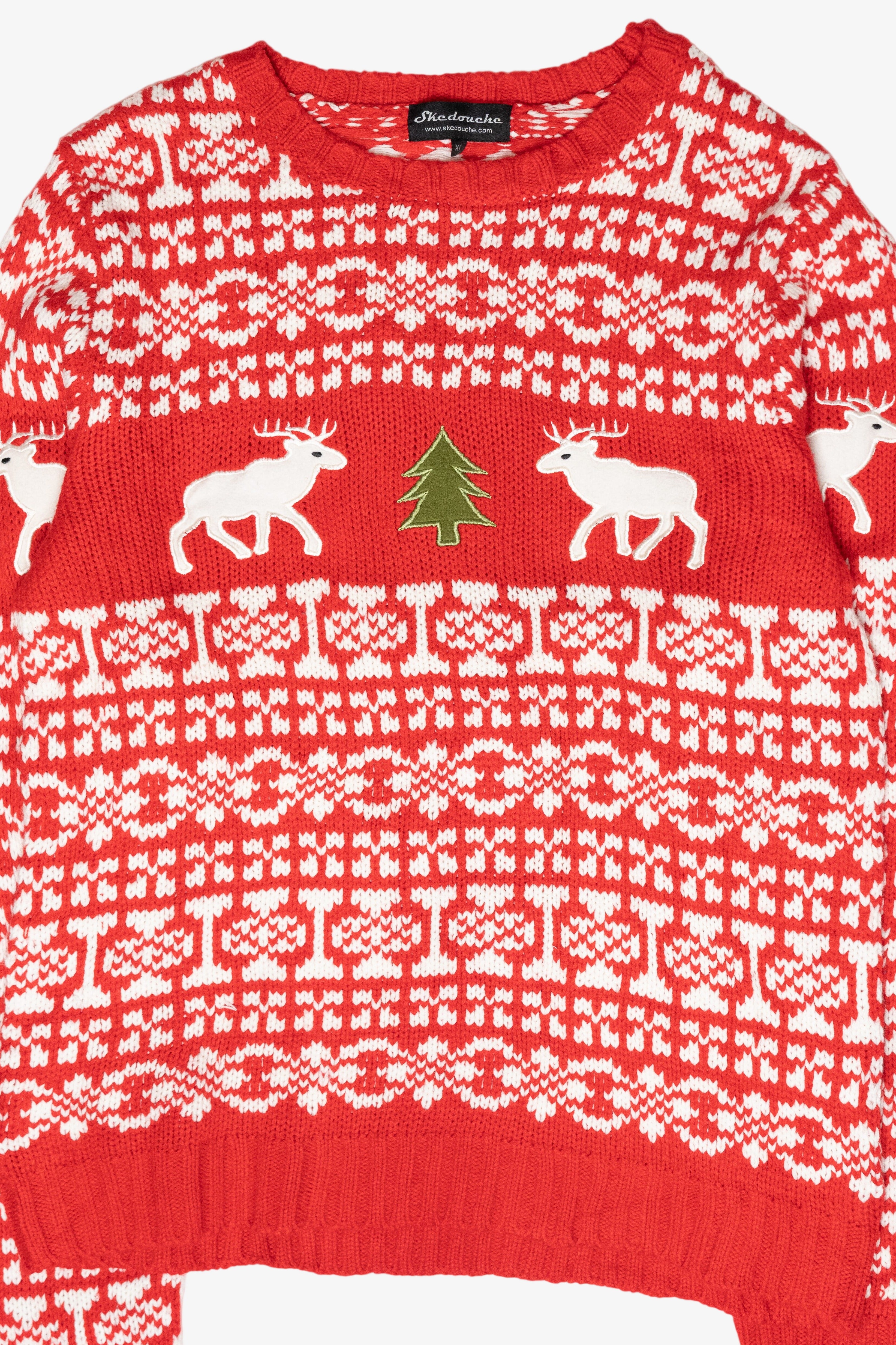 Reindeer Fair Isle Ugly Christmas Sweater (2010s)