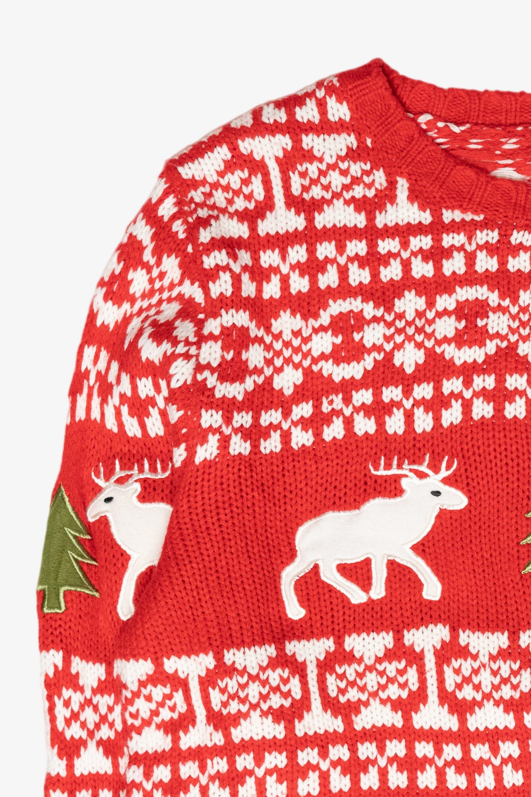 Reindeer Fair Isle Ugly Christmas Sweater (2010s)